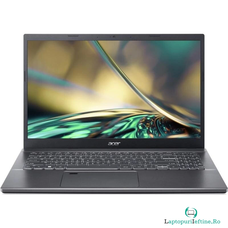 Acer Laptop Acer Aspire 5 A515-57, Intel Core i7-12650H, 15.6 inch FHD, 16GB RAM, 512GB SSD, No OS, Gri la 2,766.99 lei ron