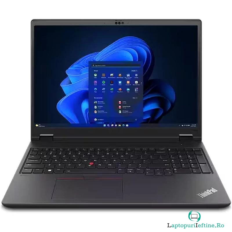 Lenovo Laptop Lenovo ThinkPad P16v G2, Intel Core Ultra 9 185H, 16 inch WQUXGA, 64GB RAM, 1TB SSD, nVidia RTX 3000 Ada 8GB, Windows 11 Pro, Negru la 20,032.99 lei ron
