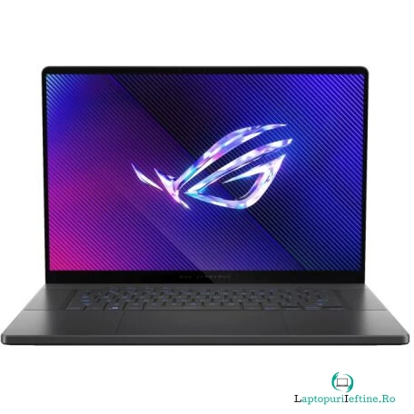 Asus Laptop ASUS Gaming 16'' ROG Zephyrus G16 GA605WV, 2.5K OLED 240Hz, Procesor AMD Ryzen™ AI 9 HX 370 (24M Cache, up to 5.10 GHz), 32GB LPDDR5X, 1TB SSD, GeForce RTX 4060 8GB, No OS, Gri
