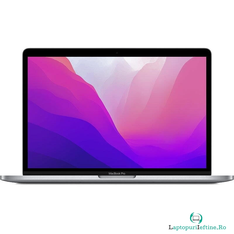 Apple Laptop Apple MacBook Pro 2022, 13.3 inch, Apple M2, 8Core CPU, 10Core GPU, 8GB RAM, 256GB SSD, MacOS, Romanian layout, Gri la 7,365.99 lei ron