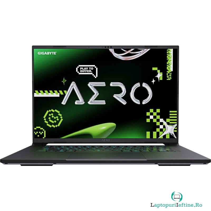 Laptop GIGABYTE Gaming 16&#039;&#039; AERO X16 1VH, WQXGA 165Hz, Procesor AMD Ryzen™ Al 7 350 (16M Cache, up to 5.0 GHz), 16GB DDR5, 1TB SSD, GeForce RTX 5060 8GB, Win 11 Home, Lunar White