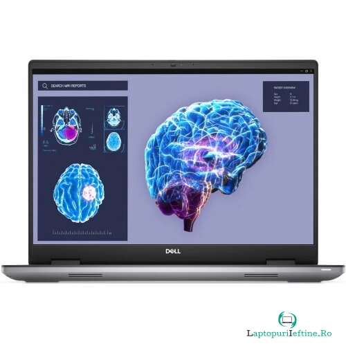 Dell Laptop Dell Precision 7680, Intel Core i9-13950HX, 16 inch FHD+, 32GB RAM, 1TB SSD, nVidia RTX 3500 12GB, Windows 11 Pro, Gri la 15,580.99 lei ron