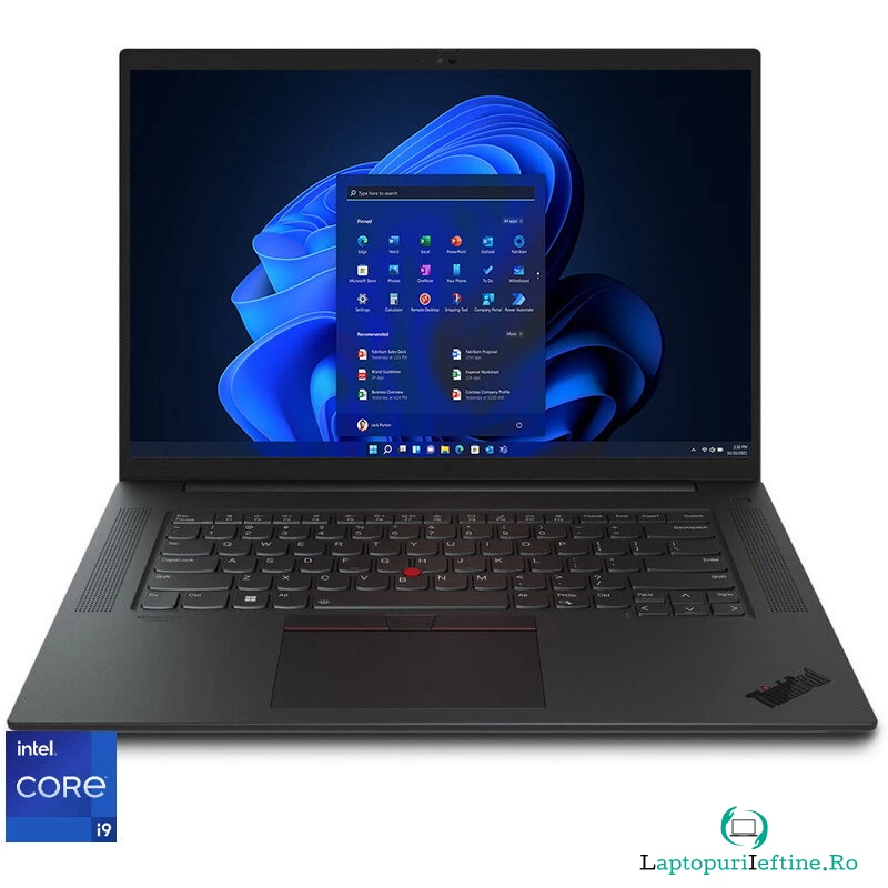 Lenovo Laptop Lenovo 16'' ThinkPad P1 Gen 5, WQXGA IPS 165Hz, Procesor Intel® Core™ i9-12900H (24M Cache, up to 5.00 GHz), 16GB DDR5, 512GB SSD, RTX A5500 16GB, Win 11 DG Win 10 Pro, Black la 36,788.99 lei ron