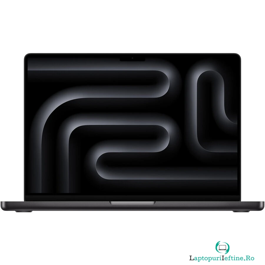 Laptop Apple MacBook Pro 14 cu procesor Apple M4, 10 nuclee CPU si 10 nuclee GPU, 16GB RAM, 1TB SSD, Space Black, INT KB