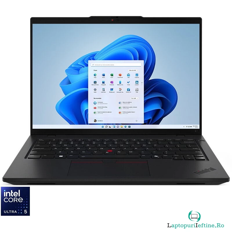 Laptop Lenovo 14&#039;&#039; ThinkPad L14 Gen 5, WUXGA IPS, Procesor Intel® Core™ Ultra 5 125U (12M Cache, up to 4.30 GHz), 16GB DDR5, 512GB SSD, Intel Graphics, Win 11 Pro, Eclipse Black la 6,399.00 lei ron