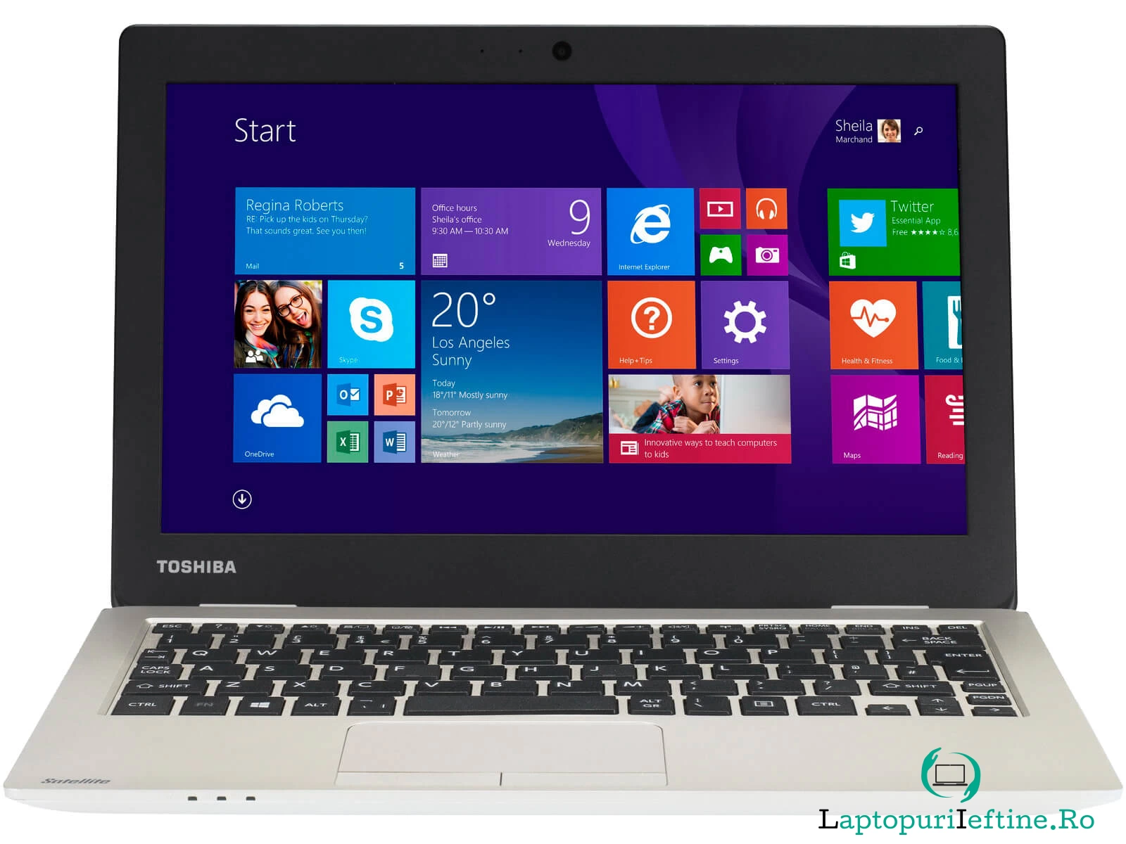 Laptop Toshiba CL10-B-100, Intel Celeron-N2840, 2GB DDR3, SSD 32GB, Intel HD Graphics, Windows 8