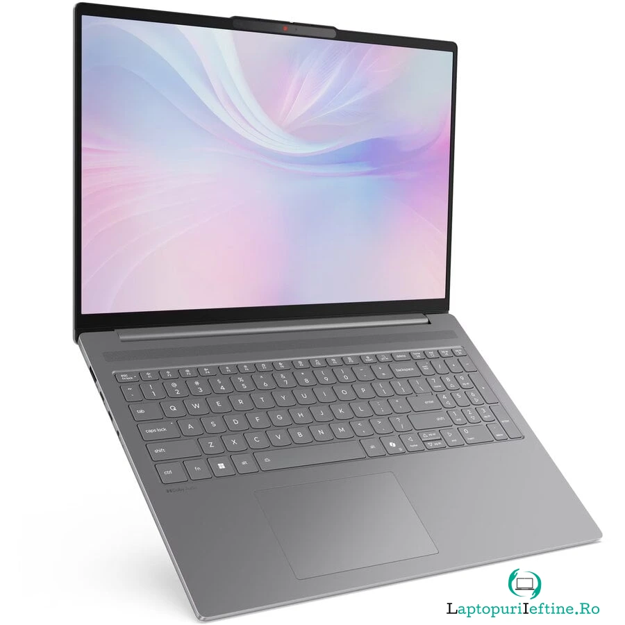 Laptop Lenovo IdeaPad Slim 5 16AHP10 cu procesor AMD Ryzen™ 7 8845HS pana la 5.1GHz, 16 WUXGA, IPS, 32GB DDR5 RAM, 1TB SSD, AMD Radeon™ 780M Graphics, No OS, Luna Grey