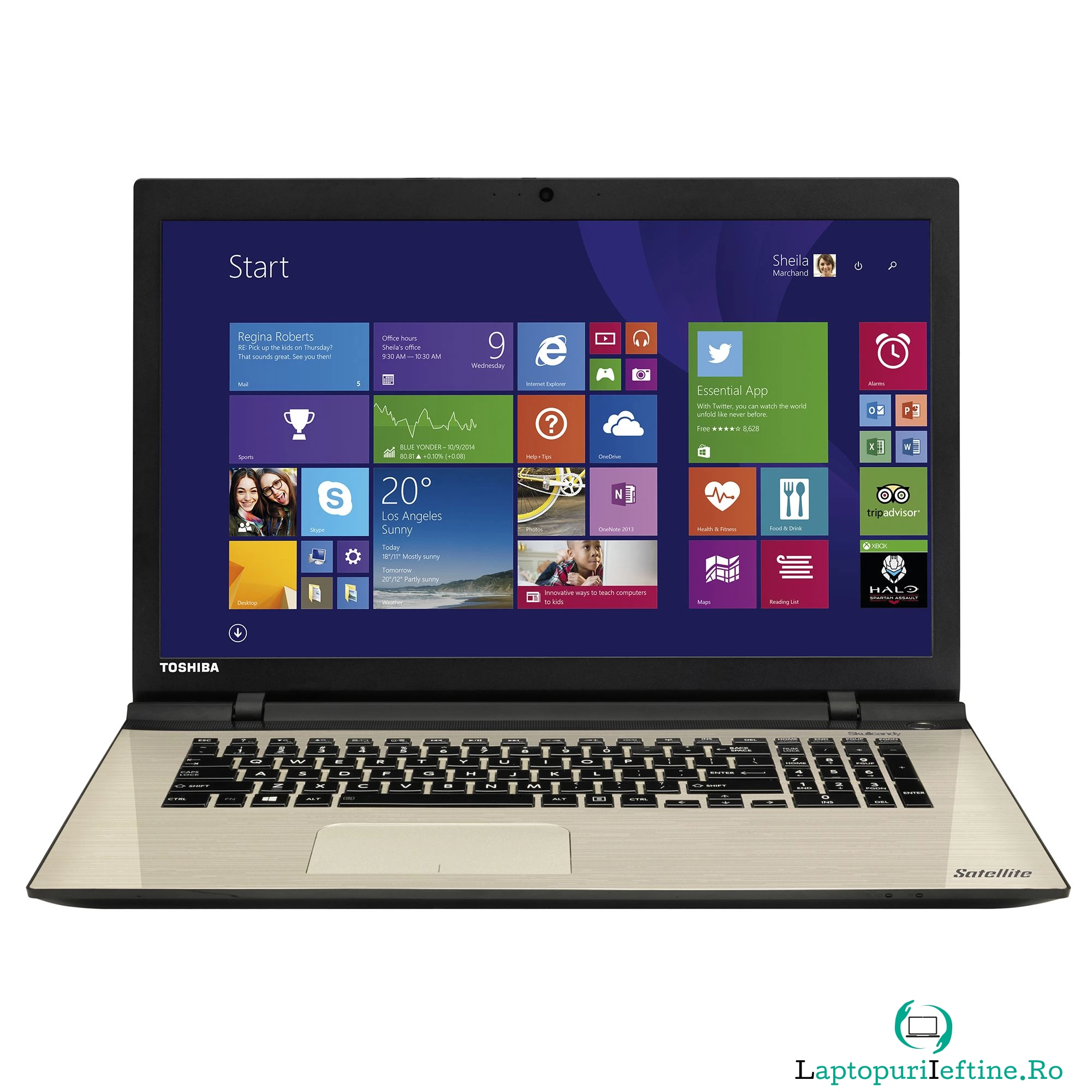 Laptop Toshiba Satellite L70-C-10L, Intel Core i5-5200U, 8GB DDR3, HDD 1TB, nVidia GeForce GT 930M 2GB, Windows 8.1