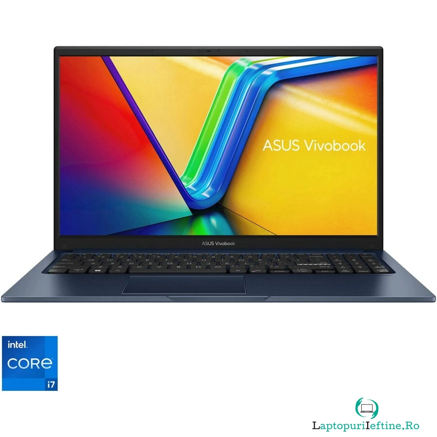Laptop ASUS Vivobook 15 A1502VA cu procesor Intel® Core™ i7-13620H pana la 4.9 GHz, 15.6&#039;&#039;. Full HD, IPS, 16GB DDR4 RAM, 1TB SSD, Intel® UHD Graphics, No OS, Quiet Blue