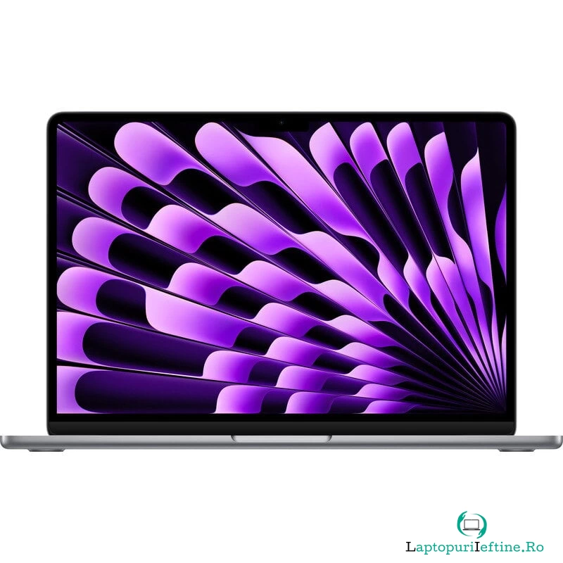 Laptop Apple 13.6&#039;&#039; MacBook Air 13 with Liquid Retina, Apple M3 chip (8-core CPU), 16GB, 512GB SSD, Apple M3 10-core GPU, macOS, Space Grey, INT keyboard, 2024 la 6,830.53 lei ron