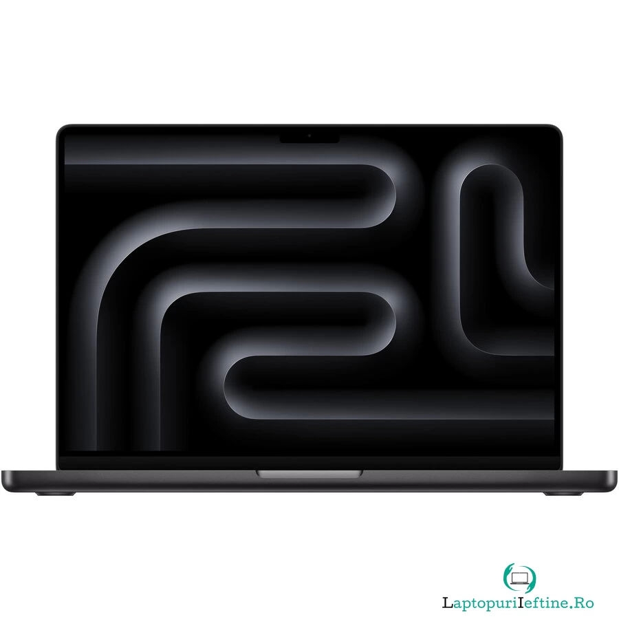 Laptop Apple MacBook Pro 14 cu procesor Apple M4 Max, 14 nuclee CPU si 32 nuclee GPU, 36GB RAM, 1TB SSD, Space Black, INT KB