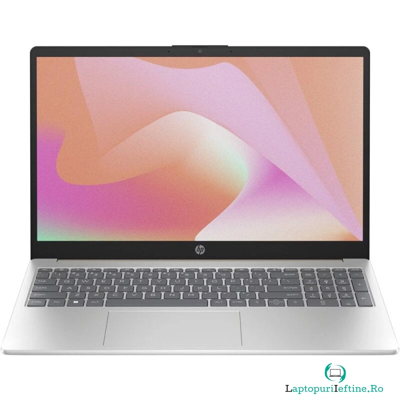 Laptop HP 15-fc0031nq cu procesor AMD Ryzen™ 3 7320U pana la 4.10 GHz, 15.6, Full HD, 8GB LPDDR5, 256GB SSD, AMD Radeon™ 610M, Free DOS, Warm Gold