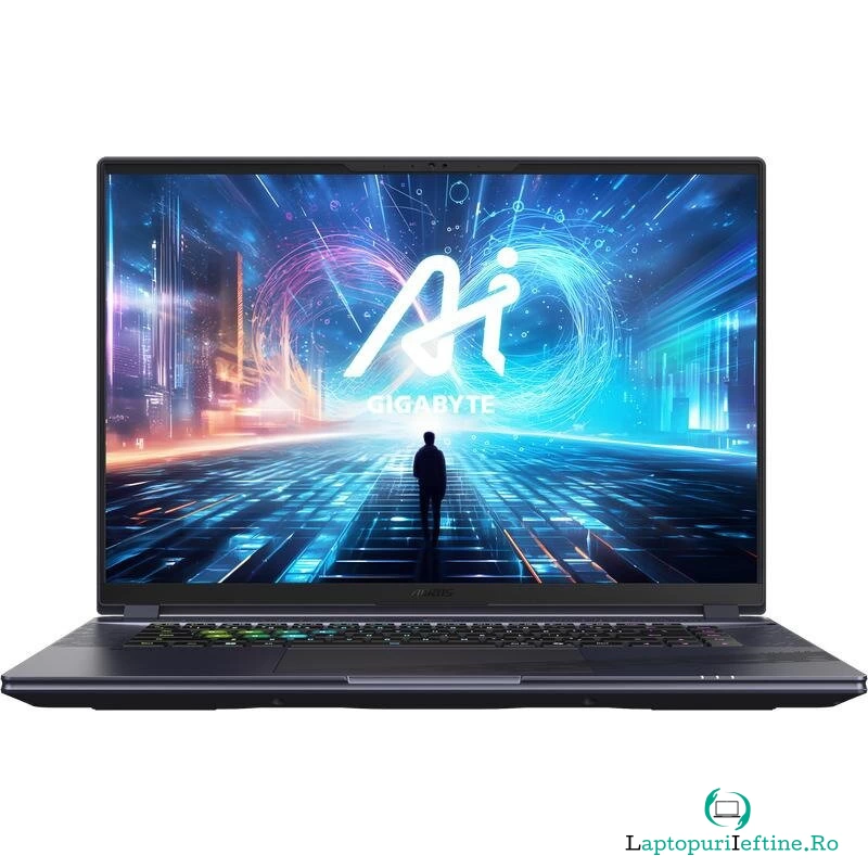 Gigabyte Laptop Gaming Gigabyte Aorus 16X 9SG, Intel Core i7-13650HX, 16 inch WQXGA, 16GB RAM, 1TB SSD, nVidia RTX 4070 8GB, Windows 11 Home, Negru