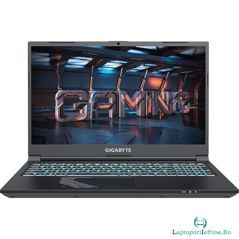 Laptop Gaming Gigabyte G5 KF5, 15.6", Full HD 144Hz, Intel Core i7-13620H, 16GB DDR5, 1TB SSD, GeForce RTX 4060, Free DOS, Negru