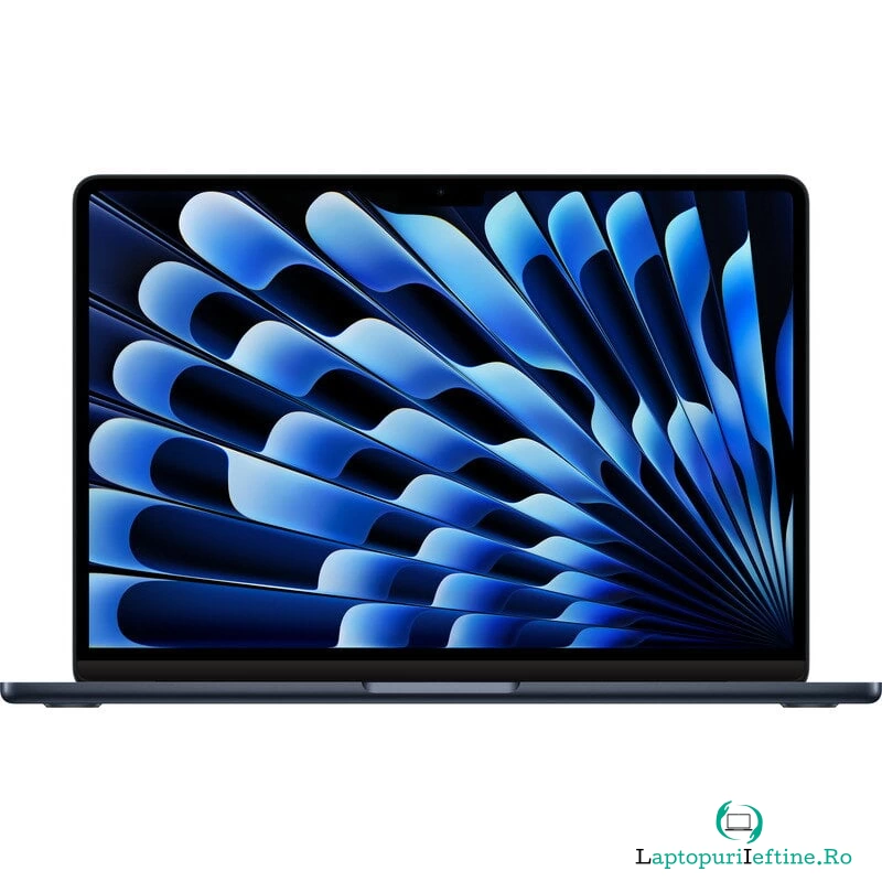 Laptop Apple MacBook Air 13, cu procesor Apple M3, 8 nuclee CPU si 10 nuclee GPU, 8GB, 512GB, Midnight, INT KB, Manual RO la 6,685.60 lei ron