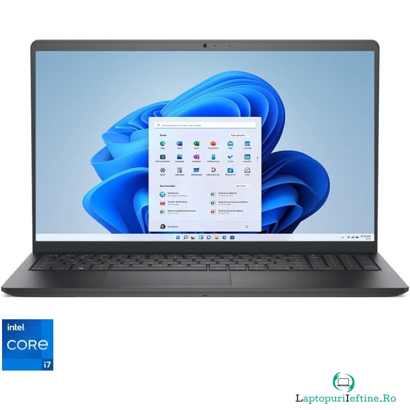 Laptop DELL 15.6&#039;&#039; Vostro 3530, FHD 120Hz, Procesor Intel® Core™ i7-1355U (12M Cache, up to 5.00 GHz), 16GB DDR4, 512GB SSD, Intel Iris Xe, Win 11 Pro, Carbon Black, 3Yr ProSupport la 3,691.12 lei ron