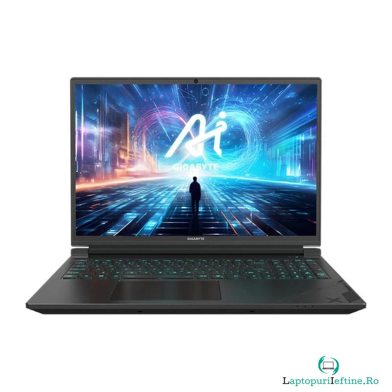 Laptop Gaming Gigabyte G6X 9MG, 16'' ,FHD+, 165Hz, Intel Core i7-13650HX, 16GB DDR5, 1TB SSD, GeForce RTX 4050, Free DOS, Gunmetal Gray la 7,385.99 lei ron