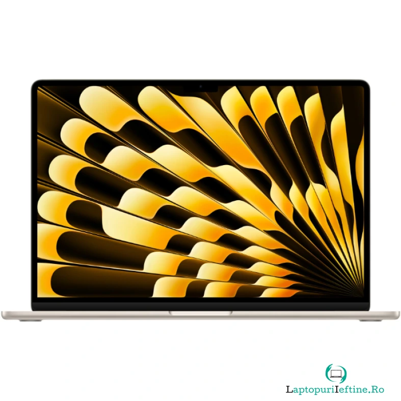 Laptop Apple 15.3&#039;&#039; MacBook Air 15 with Liquid Retina, Apple M4 chip (10-core CPU), 24GB, 1TB SSD, Apple M4 10-core GPU, macOS, Starlight, INT keyboard, 2025