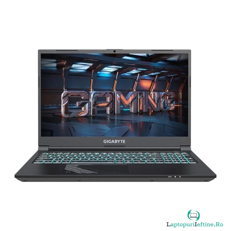 Laptop Gaming Gigabyte G5 MF5, 15.6'', Full HD, 144Hz, Intel Core i7-13620H, 16GB DDR5, 1TB SSD, GeForce RTX 4050, No OS, Negru la 6,727.99 lei ron