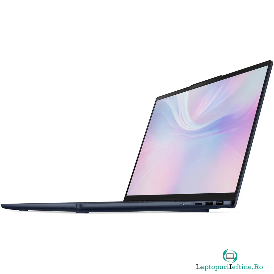Laptop Lenovo IdeaPad Slim 5 16AHP10 cu procesor AMD Ryzen™ 7 8845HS pana la 5.1GHz, 16 WUXGA, IPS, 32GB DDR5 RAM, 1TB SSD, AMD Radeon™ 780M Graphics, No OS, Cosmic Blue