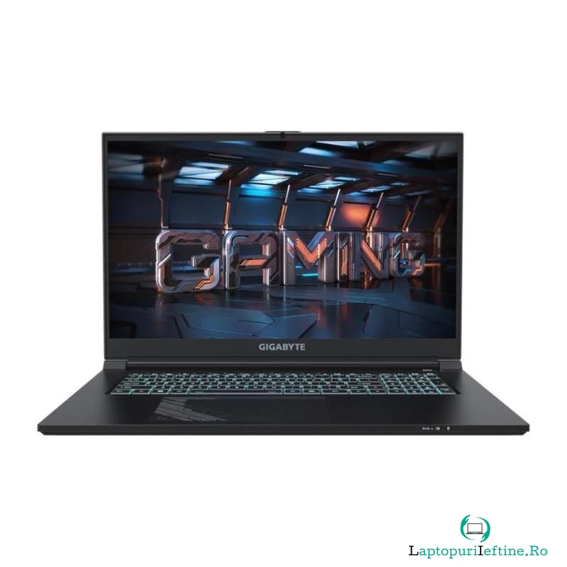 Laptop gaming Gigabyte G7 MF, 17.3", Full HD, 144 Hz, Intel Core i5-12500H, 16GB DDR4, 512GB SSD, GeForce RTX 4050, Free DOS, Black la 6,985.99 lei ron