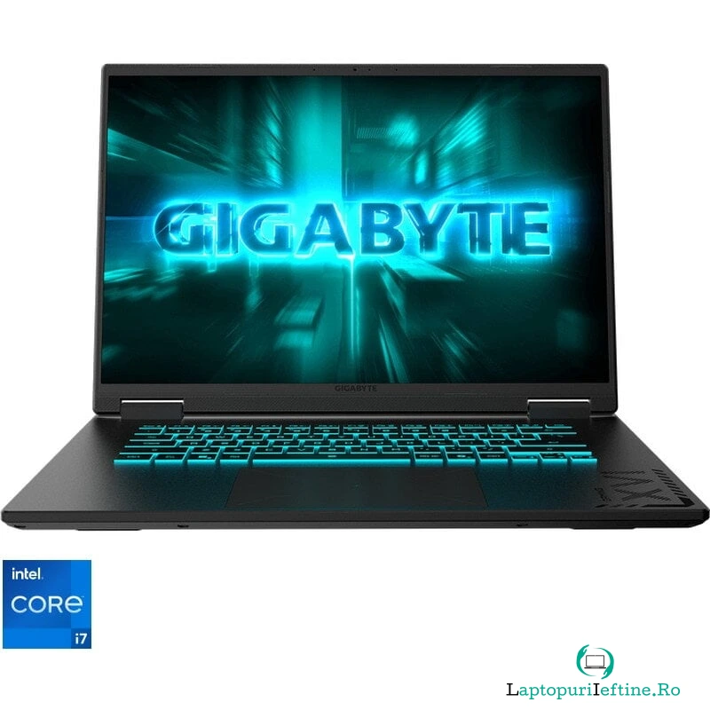 Laptop GIGABYTE Gaming 16&#039;&#039; A16 CVH, WUXGA 165Hz, Procesor Intel® Core™ i7-13620H (24M Cache, up to 4.90 GHz), 16GB DDR5, 1TB SSD, GeForce RTX 5060 8GB, No OS, Black Steel