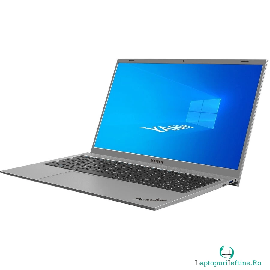 YASHI Laptop ultra slim YASHI SUZUKA YP01515 cu procesor Intel® Core™ i3-1005G1, 15.6 IPS, Full HD, 8GB, 256GB SSD M.2, Intel UHD Graphics 600, Windows 11 Pro