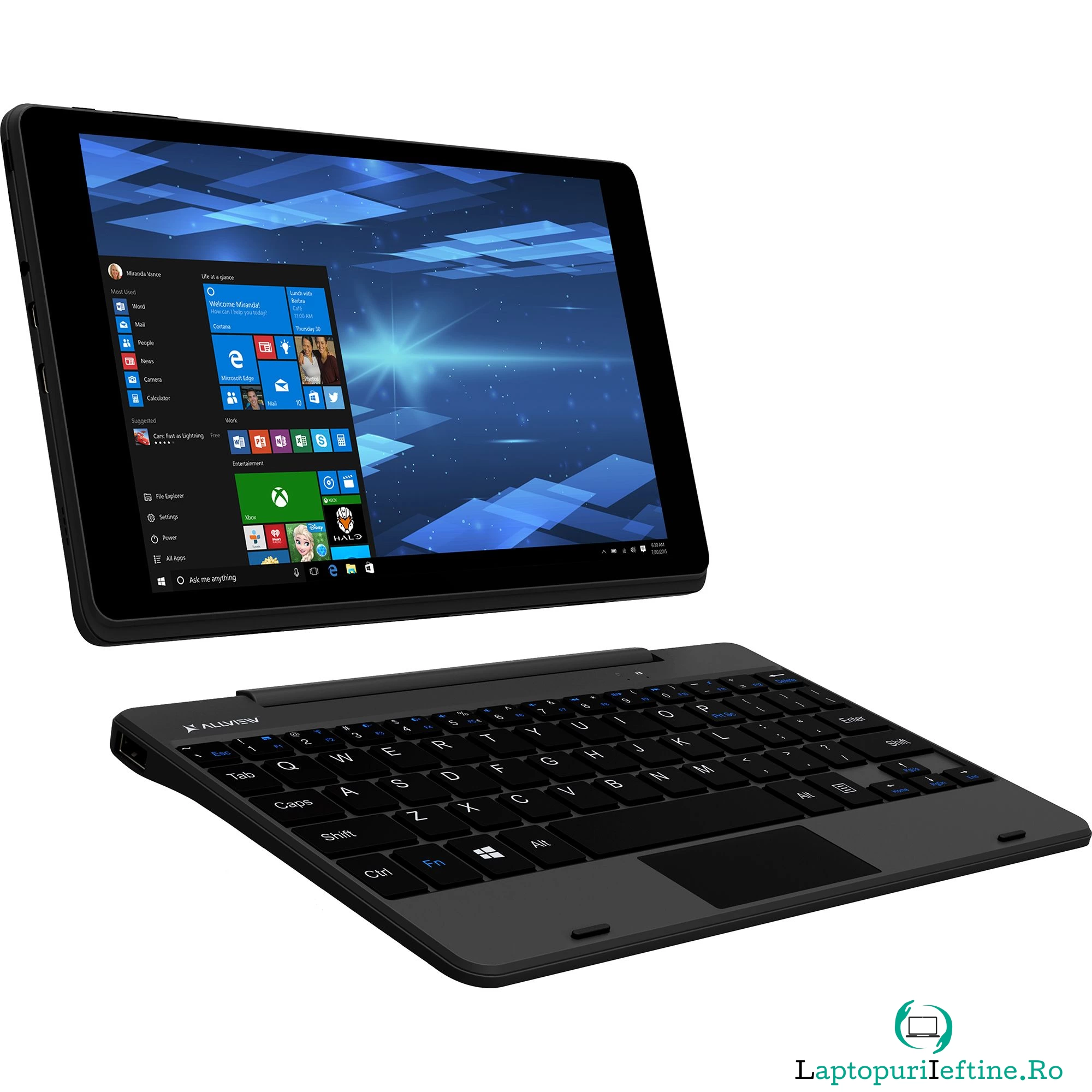 Laptop 2 in 1 Allview Wi901N, Intel Atom Z3735F, 2GB DDR3, HDD 32GB, Intel HD Graphics, Windows 10 Home