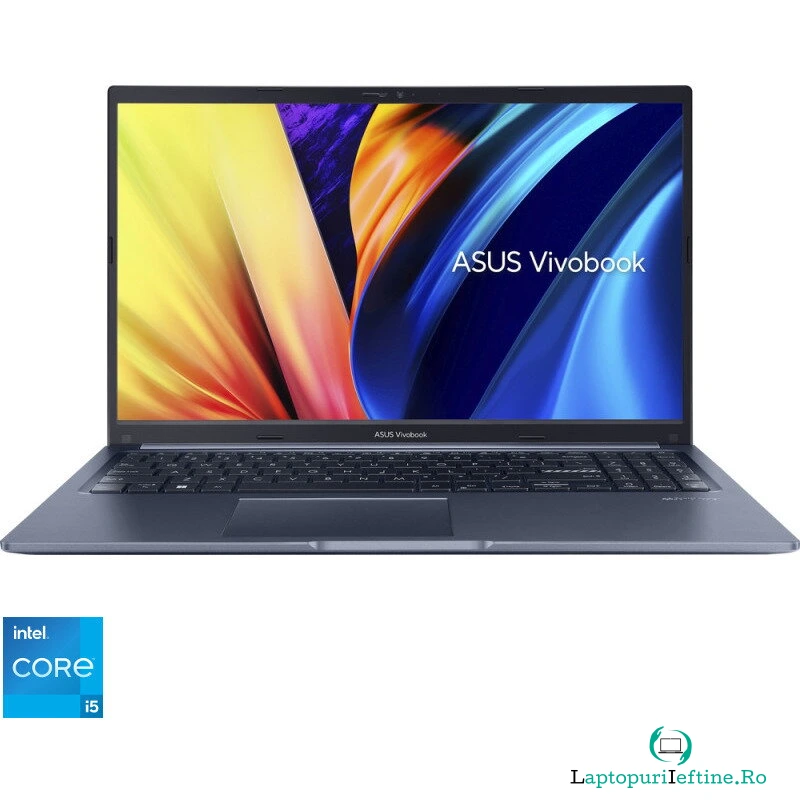 Laptop ASUS 15.6&#039;&#039; Vivobook 15 X1502VA, FHD, Procesor Intel® Core™ i5-13420H (12M Cache, up to 4.60 GHz), 16GB DDR4, 512GB SSD, Intel UHD, No OS, Quiet Blue