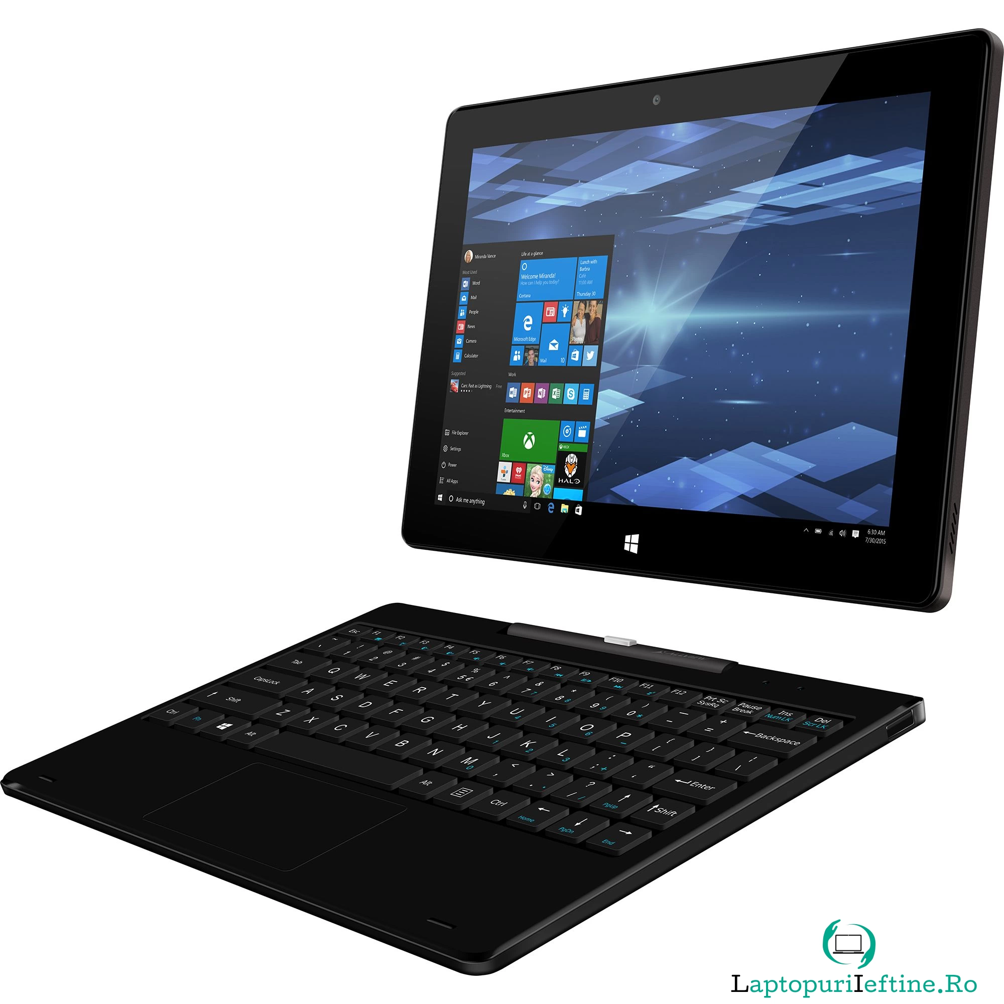 Laptop 2 in 1 Allview Wi1001N, Intel Atom Z3735F, 2GB DDR3 HDD 32GB, Intel HD Graphics, Windows 10 Home
