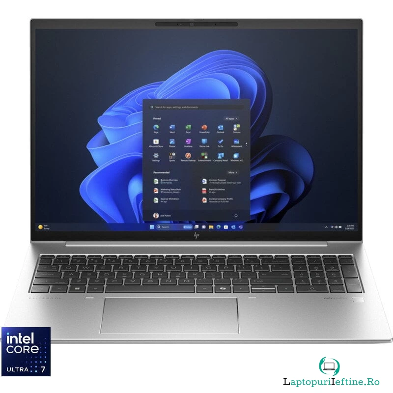 Laptop HP EliteBook 860 G11 Procesor Intel® Core™ Ultra 7 155H 24M Cache, up to 4.80 GHz, 16 WUXGA, 16GB DDR5, 1TB SSD, Intel Graphics, Windows 11 Pro, Argintiu