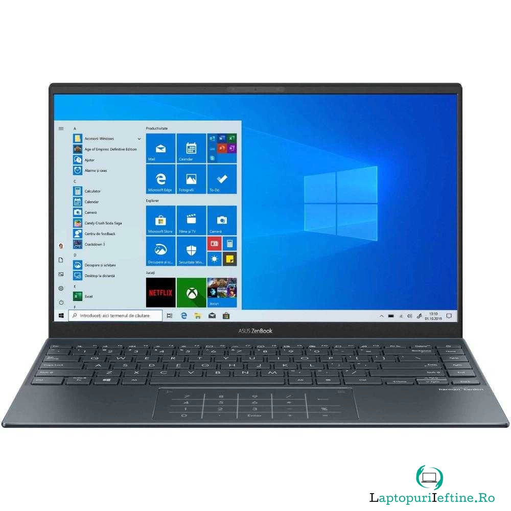 UltraBook ASUS ZenBook 14 UM425IA-AM010T, AMD Ryzen&trade; 5 4500U, 8GB LPDDR4X. SSD 512GB, AMD Radeon&trade; Graphics, Windows 10 Home la 5,169.99 lei ron